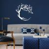 Metal Tree of Life Wall Decor, Tree of Life Metal Wall Art, Circle of Life Metal Tree Wall Art, Metal Tree Wall Art, Spiritual Tree, Modern Wall Decor, Living Room Bedroom Decor (Silver, 18"x18" | 47x47cm) view 3