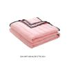 HomeLoft Basics Summer Cooler Quilt, 55.11 * 39.37in Summer Quilt, Lightweight Quilt, Cool Sleeping Summer Blanket, Soft Breathable Lightweight Summer Comforter, for All Seasons, Pink view 2