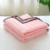 HomeLoft Basics Summer Cooler Quilt, 55.11 * 39.37in Summer Quilt, Lightweight Quilt, Cool Sleeping Summer Blanket, Soft Breathable Lightweight Summer Comforter, for All Seasons, Pink view 3