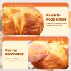 Silipull 2 Pcs Artificial Bread Realistic Simulation Fake Cake Fake Bread for Display Simulated Decoration Imitation Crafts Photography Props Real Model Food Faux Kitchen Decor view 4