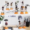 CAKERS Cute Cartoon Animal Model Standing Desk Decor|Creative Unique Insect Statue Ornaments|Modern Metal Iron Art Sculptures for Home Office Decor,Umbrella-Holding Ant view 3