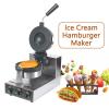 Burger Waffle Maker, Commercial Burger Waffle Maker, 1000w, Non-Stick Pan, Non-Slip Foot Pads, Rotate 180 , For Restaurant Bakeries Snack Bar view 2