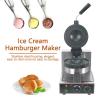 Burger Waffle Maker, Commercial Burger Waffle Maker, 1000w, Non-Stick Pan, Non-Slip Foot Pads, Rotate 180 , For Restaurant Bakeries Snack Bar view 3