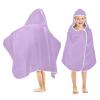 ODAWA Hooded Bath Towels Wisteria Hooded Towel Wrap Hooded Beach Towels for Kids 23.5" x 50" view 2