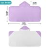 ODAWA Hooded Bath Towels Wisteria Hooded Towel Wrap Hooded Beach Towels for Kids 23.5" x 50" view 3