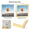 JCJMY 5x5 Picture Frame Gold for Wall Hanging or Tabletop, Wall Mounting Horizontally or Vertically, 5 x 5 Square Wall Gallery Poster Photo Frame with Shatter Resistant Plexiglass, Gold view 3