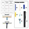 30 34 40 FT High Window Cleaning Rods, Aluminum Alloy Glass Cleaner Tool/ Dust Scraper Poles for Apartment Lobby Shopping Malls, Extendable Windows Washing Kit with Scraper & Organizer Bag(12m/39.4ft) view 2