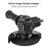 Drill Bit Switch Angle Grinder Adapter Abs Steel Angle Grinder Converter With Handle Electric Drill Bit Cutting Grinding Polishing Electric Tool Used view 3