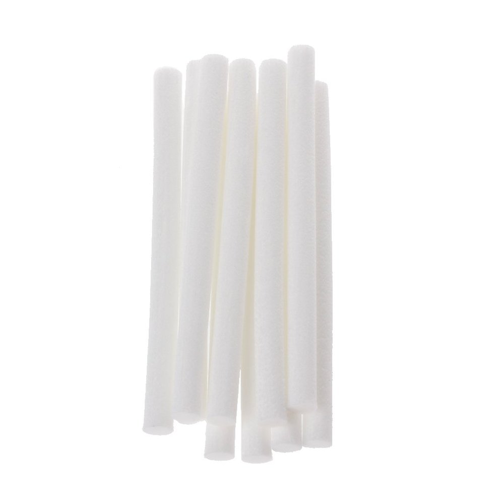 YOGOTEU 110Pcs 8mm Humidifier Cotton Swab Cotton Filter Humidifier Sticks Cotton Filter Sticks Replace Humidifier Parts