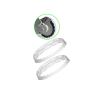 ENOIAMYF 2Pcs Robot Vacuum Cleaner Tire Skin Replacement Accessories. Comaptible for Roborock S50 S55 S51 S6 S4 S5 Max(White), fvgefgfer3 view 2