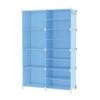 AWTATOS Closet Organizer 8 Cube Storage Shelves Closet Storage Clothes Organizers Stackable Cubby Shelving for Closet Bedroom Living Room Blue view 1