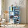 AWTATOS Closet Organizer 8 Cube Storage Shelves Closet Storage Clothes Organizers Stackable Cubby Shelving for Closet Bedroom Living Room Blue view 2