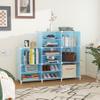 AWTATOS Closet Organizer 8 Cube Storage Shelves Closet Storage Clothes Organizers Stackable Cubby Shelving for Closet Bedroom Living Room Blue view 4
