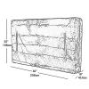 KGBNYSS Mattress Storage Bag for Moving and Storage, Reusable Mattress Storage Bag, Zippered Mattress Protector with 8 Strong Carrying Handles(Beige,82x16x62) view 2