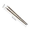 BestySuperStore Wooden Chopsticks 9" Long Coconut Palm Wood Chopstick With Metal Dog Top Eating Utensils Oriental Cutlery Asian Tableware Decorative Dinnerware to Serve Chinese Japanese Korean Food view 2