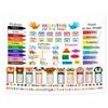 Tapestry for Kids, Cute Learning Tapestries Wall Hanging for Baby Classroom Study, Educational Vehicle Smathematical Knowledge Boys Girls Wall Student Pupil Tapestries Poster College Dorm Home Decor view 2