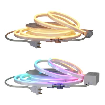 HRGXYUN 16ft RGB Neon +16ft Warm White Neon