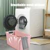 CENGNIAN Plastic Storage Bins 2 Packs Laundry Basket Storage Baskets For Organizing, Storage Organizer Bins and Basket For Pantry Shelves Drawers Desktop Closet Playroom Classroom Office (Pink) view 3