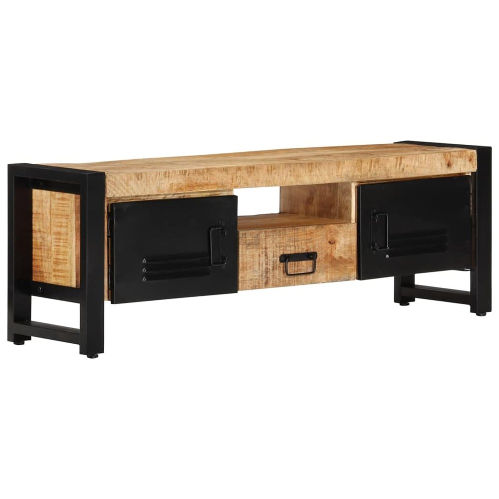TTsuuo TV Stand TV & Media Furniture TV Console with Storage TV Furniture for Living Room 47.2"x11.8"x15.7" Solid Wood Mango 338222