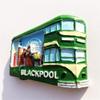 3D Blackpool England UK Fridge Magnet Souvenir Refrigerator Decoration Magnet Hand Painted Craft view 2