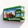 3D Blackpool England UK Fridge Magnet Souvenir Refrigerator Decoration Magnet Hand Painted Craft view 3