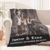 DSSHENGDS Customized Best mom Gift, Birthday Personalized Blanket, Personalized Couple Blanket, Personalized Photo Gift for mom, Girlfriend, him, her, Anniversary, Christmas-A-180 * 200 view 2