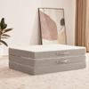 Kingfun Foldable Mattress 4 Inch Folding Mattress Tri-fold Gel Memory Foam Breathable with Storage Bag, Portable Floor Guest Bed Soft for Sleeping Camping, Gray, Twin XL Size view 4