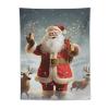 Tapestry Wall Hanging 30 X 40 in Decorates Tapestrys for Bedroom Christmas Santa Claus Wall Tapestry Soft Aesthetic Wall Decor Tapestries for Living Room Personalized Wall Blanket view 1