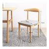 BISCALO Dining Table Set for 4, Modern Rectangular Dining Table & 4 Armless Chairs for Dinette, Breakfast Nook, Farmhouse, Small Space, Dining Table for 4(White,Orange B) view 4