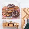 Tapestry Wall Hanging 30 X 40 in Decorates Tapestrys for Bedroom Donuts Chocolate Wall Tapestry Soft Aesthetic Wall Decor Tapestries for Living Room Personalized Wall Blanket view 4
