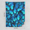 Tapestry Wall Hanging 30 X 40 in Decorates Tapestrys for Bedroom Many Blue Butterfly Wall Tapestry Soft Aesthetic Wall Decor Tapestries for Living Room Personalized Wall Blanket view 2