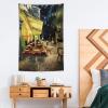 Tapestry Wall Hanging 30 X 40 in Decorates Tapestrys for Bedroom Cafe Terrace at Night Wall Tapestry Soft Aesthetic Wall Decor Tapestries for Living Room Personalized Wall Blanket view 4