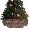 Christmas Tree Collar, Red Mushroom Tree Skirts Xmas Tree Trunk Ring Collar Box Stand Cover for Artificial Trees Base Holder Cover Festival Decor Spring Mushroom Summer Botanical 6PCS-14.5x10 view 1