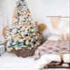 Christmas Tree Collar, Red Mushroom Tree Skirts Xmas Tree Trunk Ring Collar Box Stand Cover for Artificial Trees Base Holder Cover Festival Decor Spring Mushroom Summer Botanical 6PCS-14.5x10 view 4