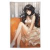 Tapestry Wall Hanging 30 X 40 in Decorates Tapestrys for Bedroom Woman Black Hair Wall Tapestry Soft Aesthetic Wall Decor Tapestries for Living Room Personalized Wall Blanket view 1