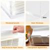 1 Pack Acrylic Paper Towel Holder, Countertop Napkin Dispenser for C-Fold, Multi-Fold & Trifold Paper Towels, 5mm Transparent Acrylic for Kitchen, Bathroom & Restaurant (1) view 4