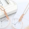 XSMZB Musical Note Bullet Urn Necklace for Ashes of Loved One Funeral Memorial Cremation Jewelry Human Pet Ash Keepsake Pendant(Rose Gold) view 3