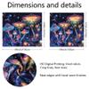 Wergund Frog Blacklight Tapestry, UV Reactive Frog Tapestry, Frog Tapestry Glow in Dark Aesthetic Wall Hanging for Home Bedroom Living Room Decor - 51 x 59 Inches-352 view 3