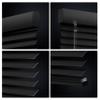 MoDanCeQ Aluminum Mini Blinds for Windows 1" Slat Horizontal Cordless Room Darkening Venetian Blinds Anti-UV Waterproof Metal Spotblinds Window Shades for Home, Black, 28.5" W x 72" H view 3