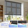MoDanCeQ Aluminum Mini Blinds for Windows 1" Slat Horizontal Cordless Room Darkening Venetian Blinds Anti-UV Waterproof Metal Spotblinds Window Shades for Home, Black, 28.5" W x 72" H view 4