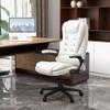 Ergonomic High Back Office Chair with Massage Function | Office Chairs 130 Recline | Computer Chair Height Adjustable | 264 Ibs Capacity - Work Chair with Wheels 360 Swivel(White) view 2
