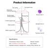 YXLYFDLY Round Camping Shower Curtain, Portable Shower Curtain with Hooks, Modern Long Shower Curtain for Hotel(1x2m/39x76in) view 2