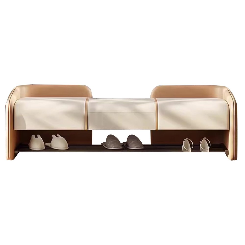 LYXXJRYBHD Shoe Bench, Bench with Shoe Storage, Window Bench, Entryway Bench with Drawers, for Living Room, Hallway, Space Saving(Yellow,Medium)