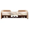 LYXXJRYBHD Shoe Bench, Bench with Shoe Storage, Window Bench, Entryway Bench with Drawers, for Living Room, Hallway, Space Saving(Yellow,Medium) view 1