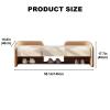 LYXXJRYBHD Shoe Bench, Bench with Shoe Storage, Window Bench, Entryway Bench with Drawers, for Living Room, Hallway, Space Saving(Yellow,Medium) view 3