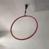 Chirp Wheel Yoga Back Wheel Aerial Yoga Hoop Kit with Non-slip Tape & Ceiling Anchor, Hanging Yoga Hoop for Home/ Dancing Studio/ Gym, Stainless Steel Large Hoop for Women/ Men(25mm,Aerial silks stand view 1