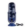 WOOXGEHM Tower Fan, Portable Oscillating Tower Fan, USB Plug in 5 Gears Quiet Brushless Motor Tower Fan for Offices, Bedrooms, Outdoor Spaces, Living Rooms (Blue) view 1