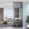 7 Pack Modern Privacy Screens Post - Privacy Screen Column Decor Grille Adjustable Height with Fitting - 70 To 240cm Tall Freestanding Wall Partition Curtain/Partitions Rooms(Black,Height 150cm/59in) view 1