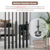 7 Pack Modern Privacy Screens Post - Privacy Screen Column Decor Grille Adjustable Height with Fitting - 70 To 240cm Tall Freestanding Wall Partition Curtain/Partitions Rooms(Black,Height 150cm/59in) view 4
