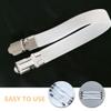 Gadpiparty 4pcs Elastic Ironing Board Cover Straps Adjustable Ironing Board Clips for Bed Tablecloths Covers Prevents Slipping Multi-Purpose Fasteners for Home Travel view 3